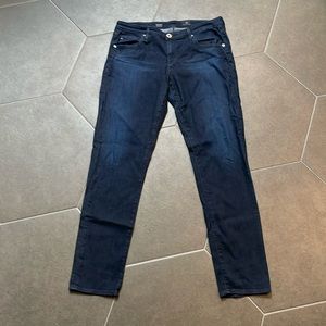 AG The Stilt Cigarette Leg Dark Wash Jeans 31